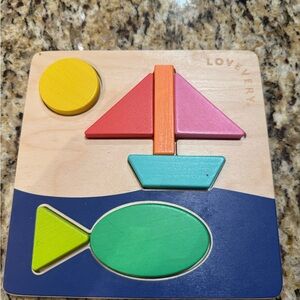 Lovevery Wooden Puzzle with Vibrant Colors